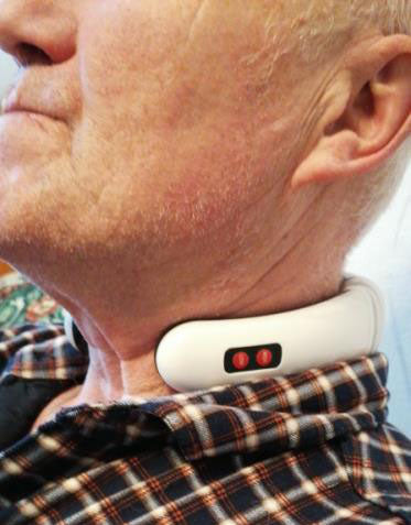 Graham wearing the Acupeo® collar